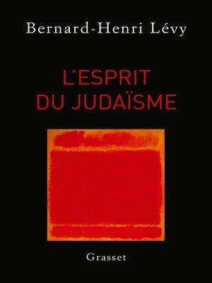 cover image of L'esprit du judaïsme